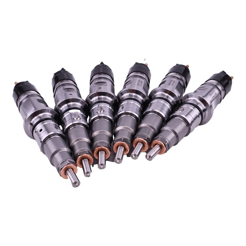 6 Piece Fuel Injector 4994928 Fits for Cummins Engine ISB6.7 Dodge Ram 3500 4500 5500 2011 - 2012 - Fab Heavy Parts