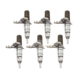 6 Piece Fuel Injector 7E - 8727 0R - 3002 Fits for Caterpillar CAT Engine 3114 3116 Excavator 205B 213B 214B 224B - Fab Heavy Parts