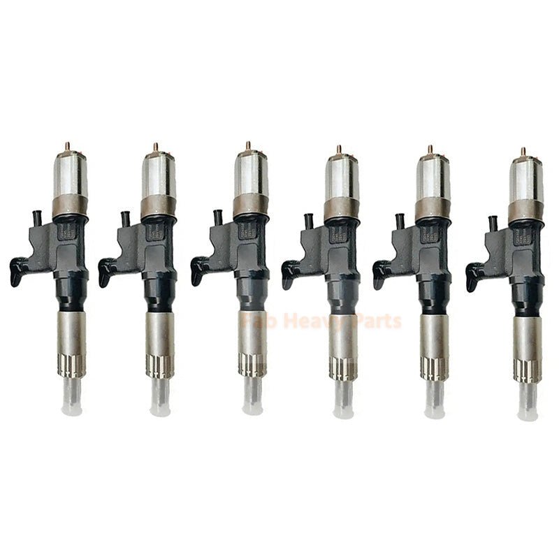 6 Piece Fuel Injector 8 - 94392261 - 4 Fits for Isuzu Engine 4HK1 6HK1 - Fab Heavy Parts