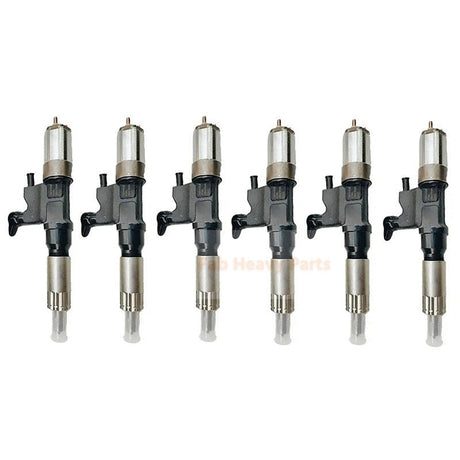 6 Piece Fuel Injector 8 - 94392261 - 4 Fits for Isuzu Engine 4HK1 6HK1 - Fab Heavy Parts