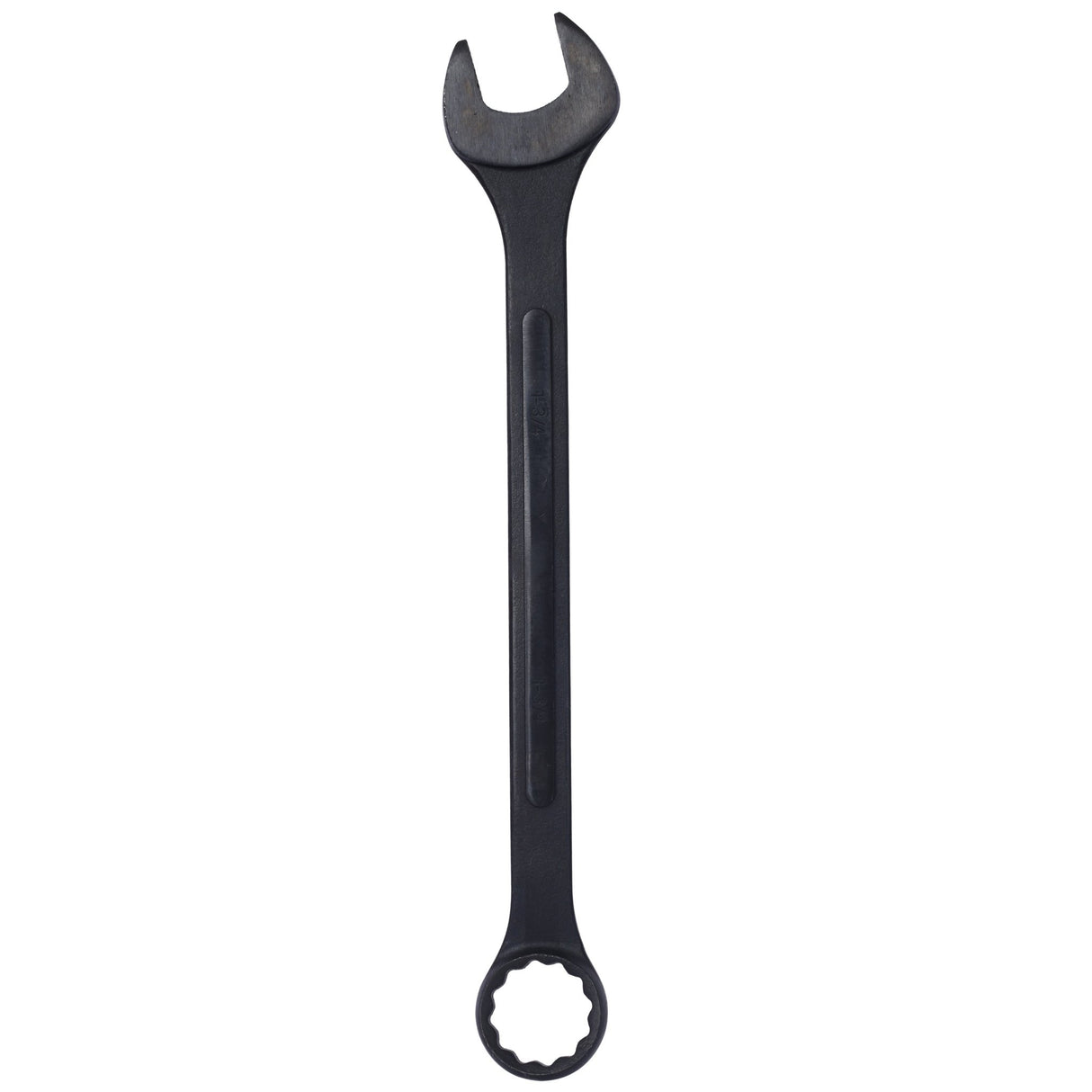 6 Piece Jumbo Combination Wrench Set SAE 1 - 3/8'' to 2'' Black Oxide with Pouch - Fab Heavy Parts