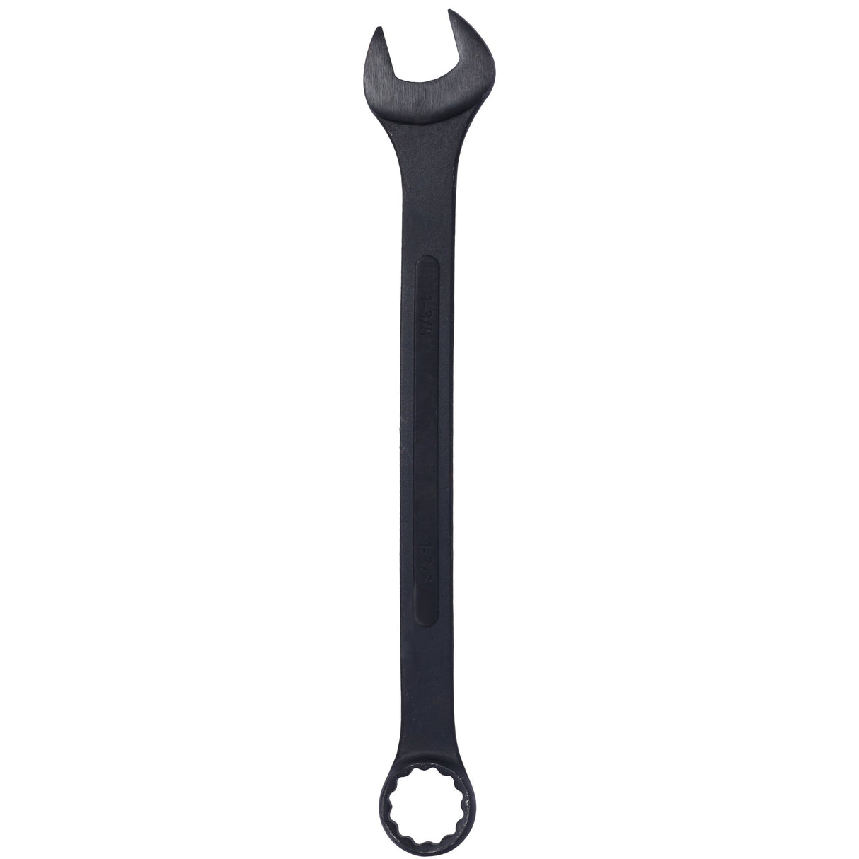 6 Piece Jumbo Combination Wrench Set SAE 1 - 3/8'' to 2'' Black Oxide with Pouch - Fab Heavy Parts