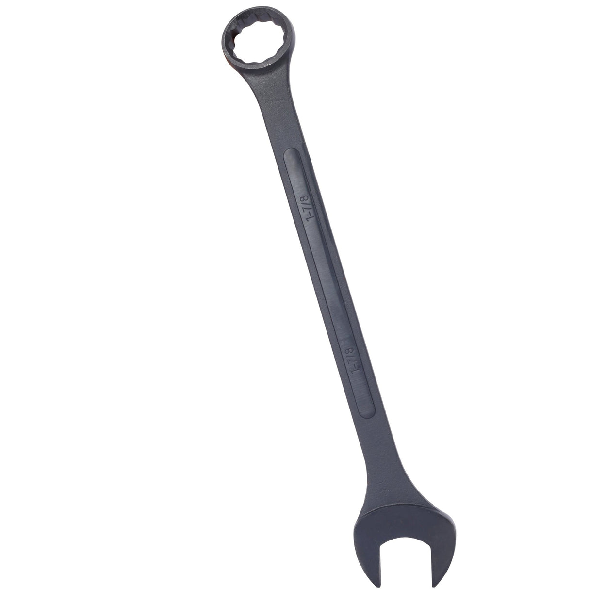 6-Piece SAE Jumbo Combination Wrench Set, Extra Large 1-3/8" to 2", Black Oxide with Storage Pouch - Fab Heavy Parts