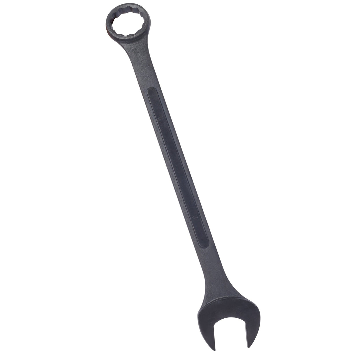 6-Piece SAE Jumbo Combination Wrench Set, Extra Large 1-3/8" to 2", Black Oxide with Storage Pouch - Fab Heavy Parts