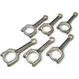 6 Pieces Connecting Rod 11247589540 for BMW Engine N52B30 Vehicle E81 E70 E90 E60 128i X1 3.0L L6 2005-2015