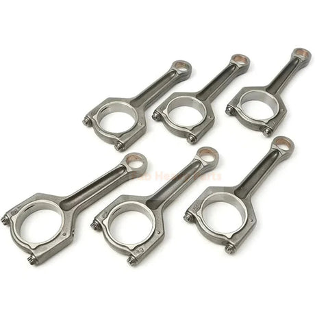 6 Pieces Connecting Rod 11247589540 for BMW Engine N52B30 Vehicle E81 E70 E90 E60 128i X1 3.0L L6 2005 - 2015 - Fab Heavy Parts
