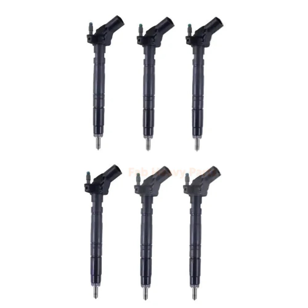 6 Pieces Fuel Injector 0445116022 0445116013 for Audi A4 A5 A6 Q5 Q7 Volkswagen Touareg Land Rover Discovery - Fab Heavy Parts