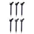6 Pieces Fuel Injector 0445116022 0445116013 for Audi A4 A5 A6 Q5 Q7 Volkswagen Touareg Land Rover Discovery - Fab Heavy Parts