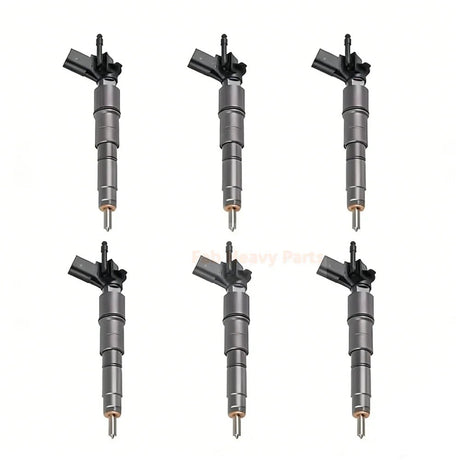 6 Pieces Fuel Injector 13537808094 13537808089 13537809194 for BMW 330 335 530 X3 X5 X6 2006 - 2012 - Fab Heavy Parts