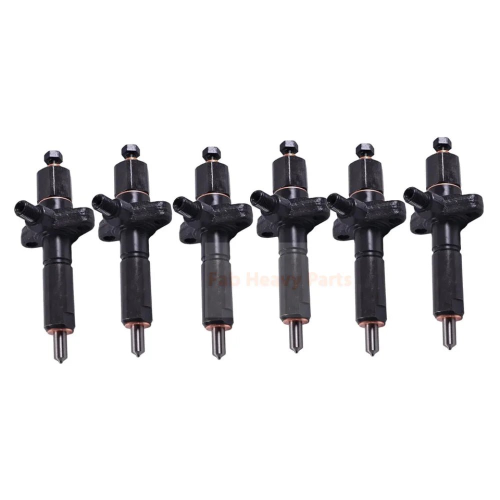 6 Pieces Fuel Injector 2645649 5281627 for Perkins Engine T6.354.3M - Fab Heavy Parts