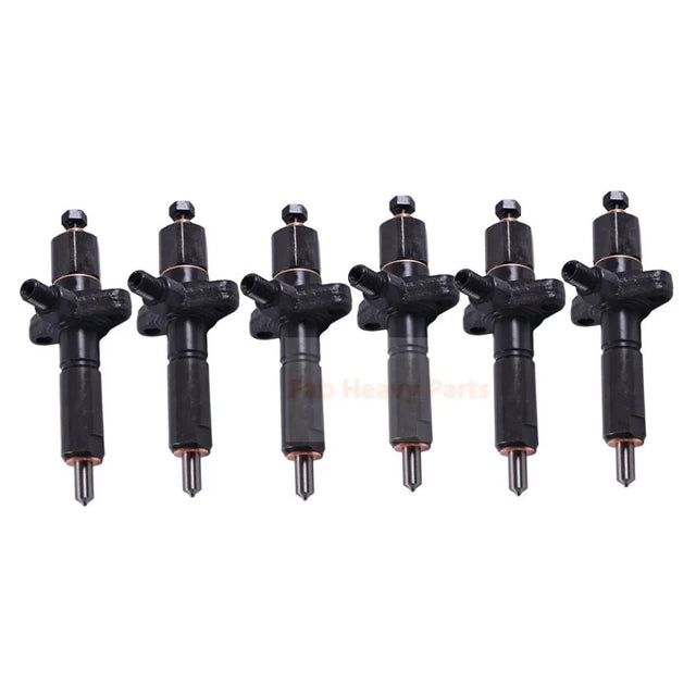 6 Pieces Fuel Injector 2645649 5281627 for Perkins Engine T6.354.3M - Fab Heavy Parts