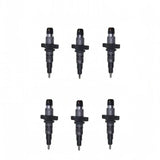 6 Pieces Fuel Injector 2830957 for CASE Loader 721D Dozer 1150K Tractor MXU110 MXU125 MXU135 Maxxum 115 125 140 - Fab Heavy Parts