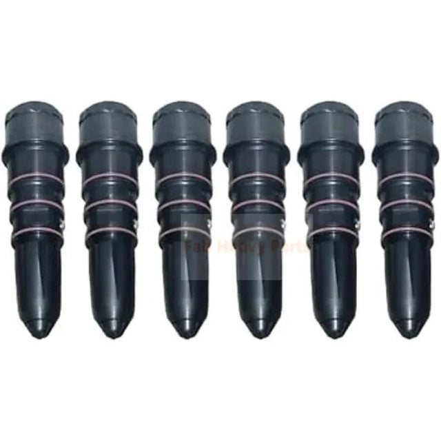 6 Pieces Fuel Injector 3054222 3018332 3013722 for Cummins Engine NT855 V28 - Fab Heavy Parts