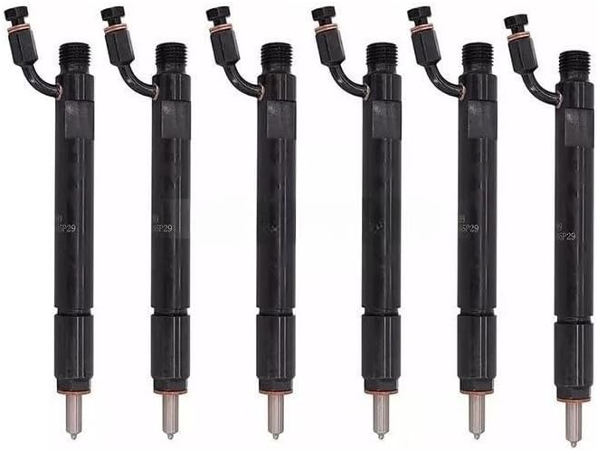 6 Pieces Fuel Injector 3802851 3897205 Fits for Cummins Engine 6C8.3 ISC8.3 QSC8.3 - Fab Heavy Parts