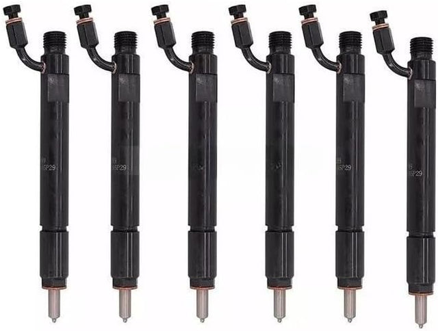 6 Pieces Fuel Injector 3802851 3897205 Fits for Cummins Engine 6C8.3 ISC8.3 QSC8.3 - Fab Heavy Parts