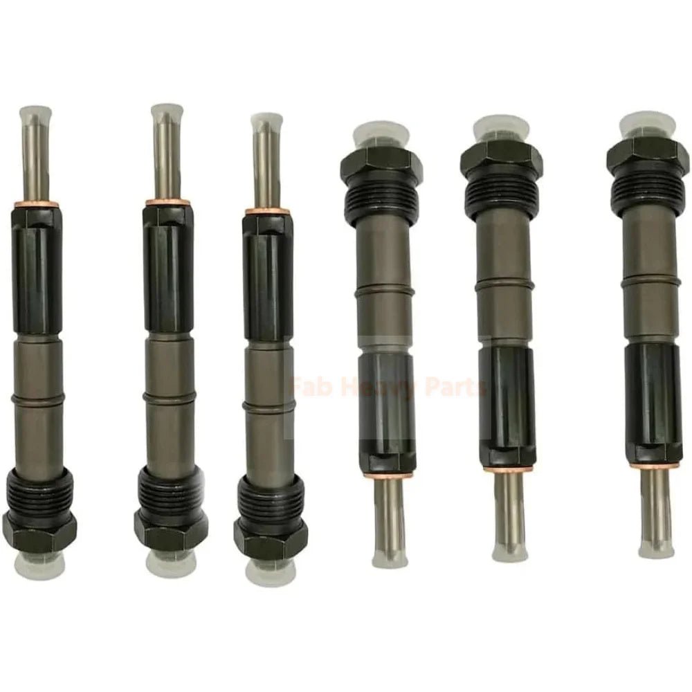 6 Pieces Fuel Injector 3919333 for Cummins Engine B4.5 K38 4BT 3.9L 5.9L - Fab Heavy Parts