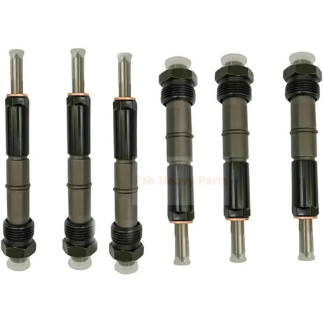 6 Pieces Fuel Injector 3919333 for Cummins Engine B4.5 K38 4BT 3.9L 5.9L - Fab Heavy Parts