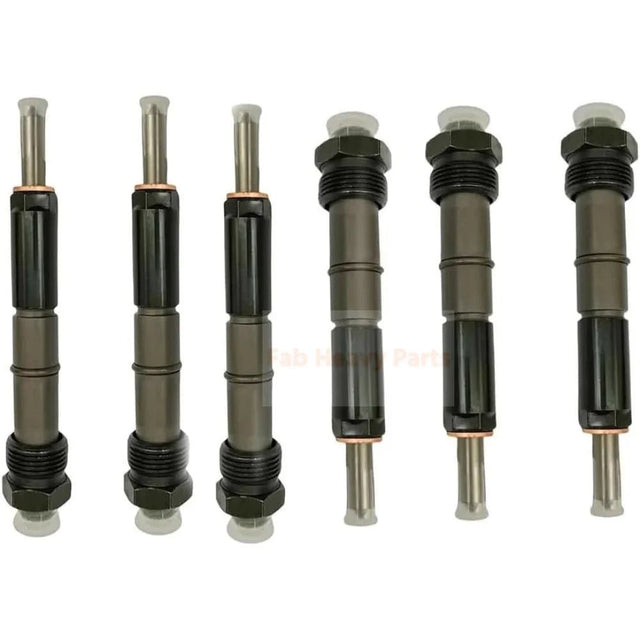 6 Pieces Fuel Injector 3919333 for Cummins Engine B4.5 K38 4BT 3.9L 5.9L - Fab Heavy Parts