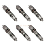 6 Pieces Fuel Injector 4088431 4076533 4087889 for Cummins Engine QSK23 QSK19 K19