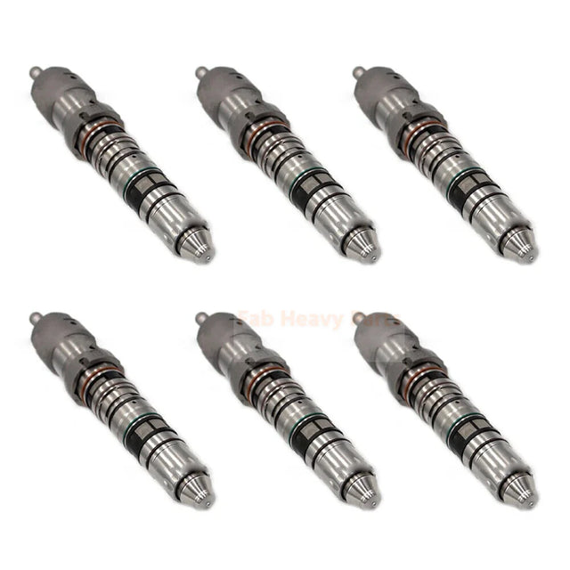 6 Pieces Fuel Injector 4088431 4076533 4087889 for Cummins Engine QSK23 QSK19 K19
