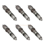6 Pieces Fuel Injector 4088431 4076533 4087889 for Cummins Engine QSK23 QSK19 K19 - Fab Heavy Parts
