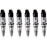 6 Pieces Fuel Injector 5256034 0445120187 for Cummins Engine B6.7 ISB ISB6.7 ISL QSB6.7 Dodge Ram 3500 4500 5500 6.7L 2013-2018