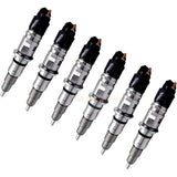 6 Pieces Fuel Injector 5256034 0445120187 for Cummins Engine B6.7 ISB ISB6.7 ISL QSB6.7 Dodge Ram 3500 4500 5500 6.7L 2013-2018