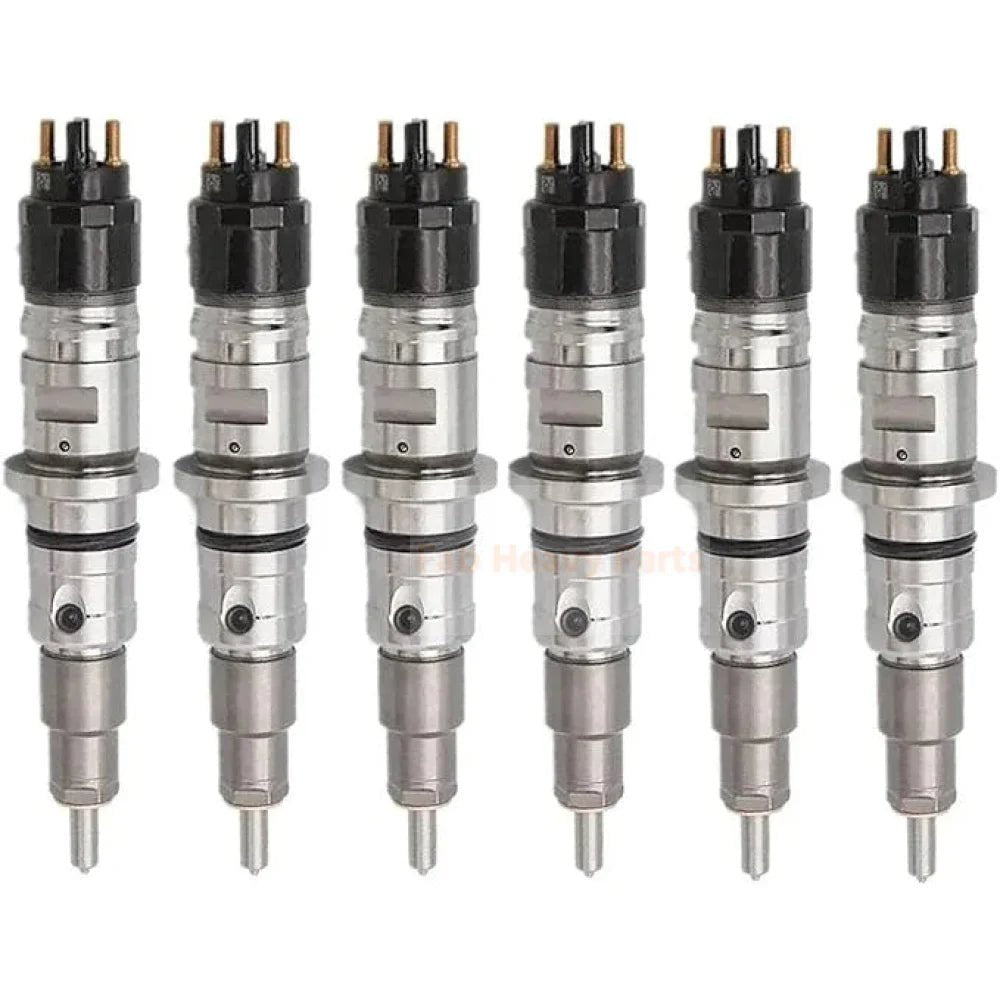 6 Pieces Fuel Injector 5269194 0445120267 for Cummins Engine ISB ISD6.7 ISBE4 - Fab Heavy Parts