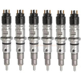 6 Pieces Fuel Injector 5269194 0445120267 for Cummins Engine ISB ISD6.7 ISBE4 - Fab Heavy Parts