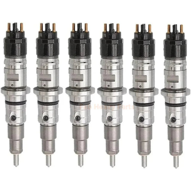 6 Pieces Fuel Injector 5269194 0445120267 for Cummins Engine ISB ISD6.7 ISBE4 - Fab Heavy Parts