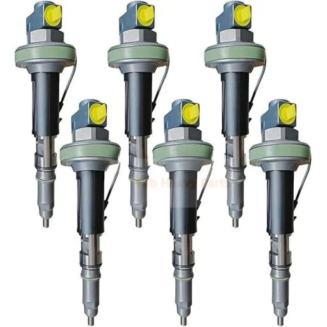 6 Pieces Fuel Injector 5375441 4380190 Y431K06139 for Cummins Engine QSK19 QSK38 QSK50