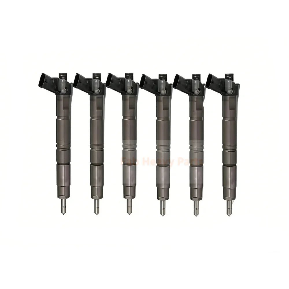 6 Pieces Fuel Injector 8200889945 16600 - 00Q1H 0445116033 for Nissan Navara Pathfinder V6 3.0L V9X Renault - Fab Heavy Parts