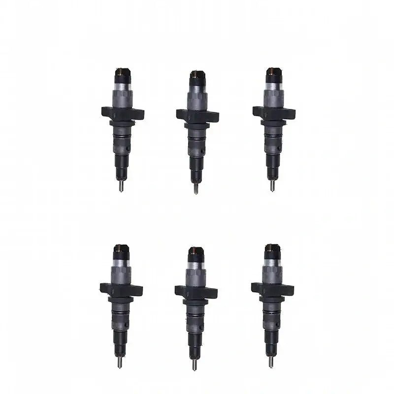6 Pieces Fuel Injector BG5X9E526AA for Iveco F4AE0481 Engine Eurocargo DAF CF65 LF45 LF55 Ford Cargo Volkswagen Worker Truck 2001-2013 - Fab Heavy Parts