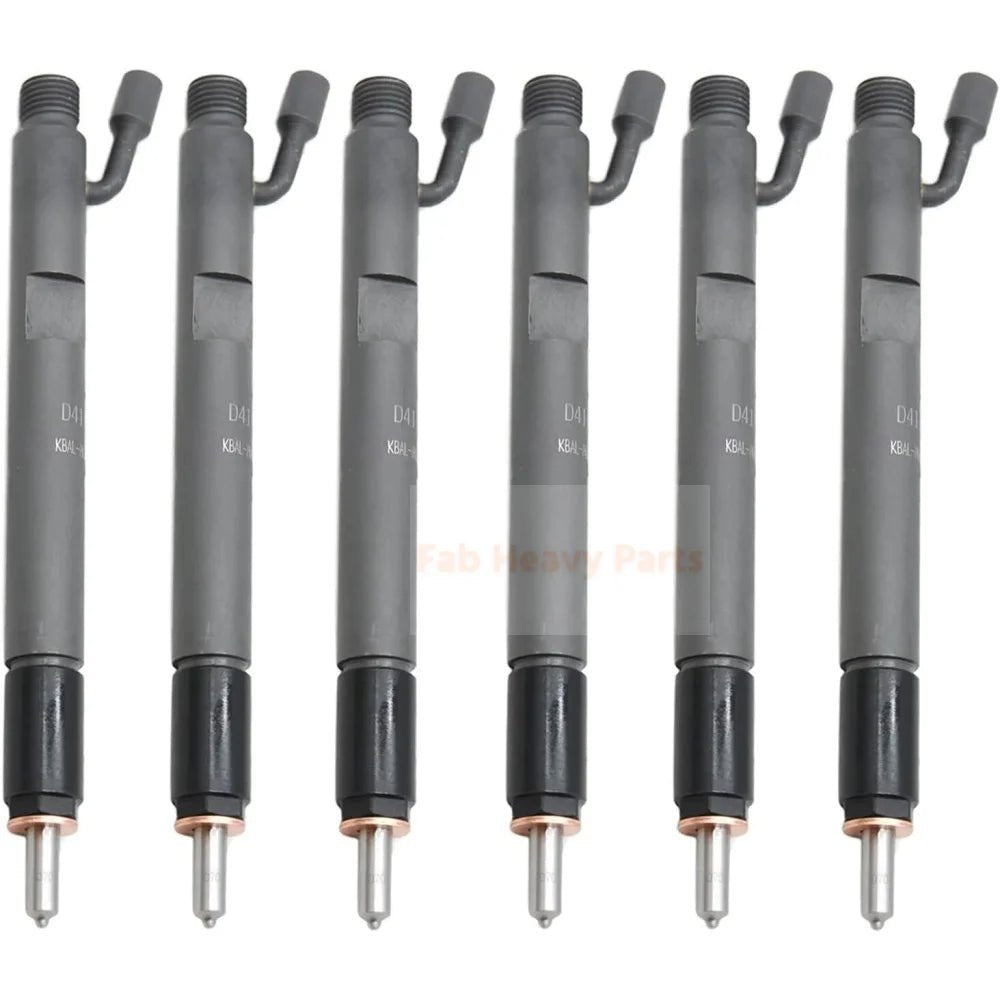 6 Pieces Fuel Injector KBAL - P021C D28 - 001 - 41 for Shangchai D6114ZG4B SDEC 6C1280 - 2 Engine - Fab Heavy Parts