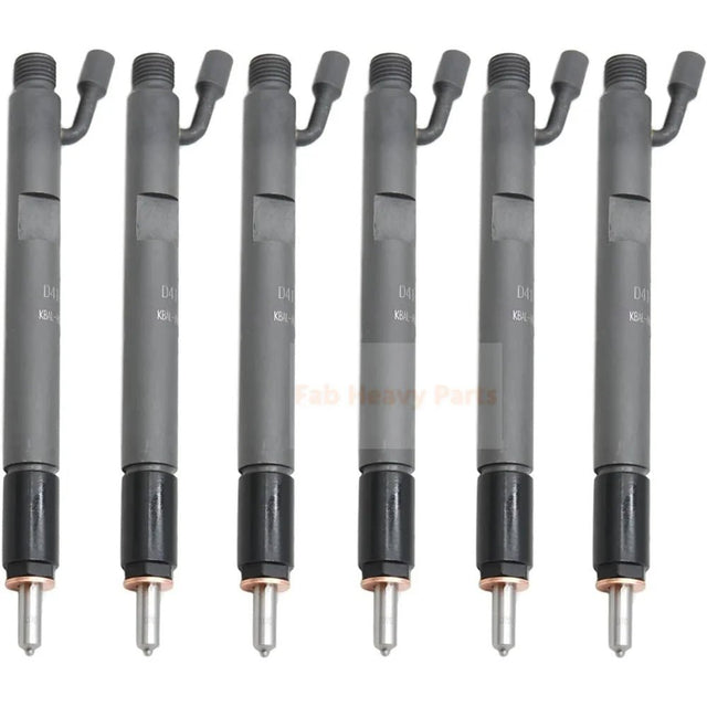 6 Pieces Fuel Injector KBAL - P021C D28 - 001 - 41 for Shangchai D6114ZG4B SDEC 6C1280 - 2 Engine - Fab Heavy Parts
