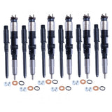 6 Pieces Fuel Injector RE529150 095000 - 6460 for John Deere Engine 6068 Dozer 860J - Fab Heavy Parts