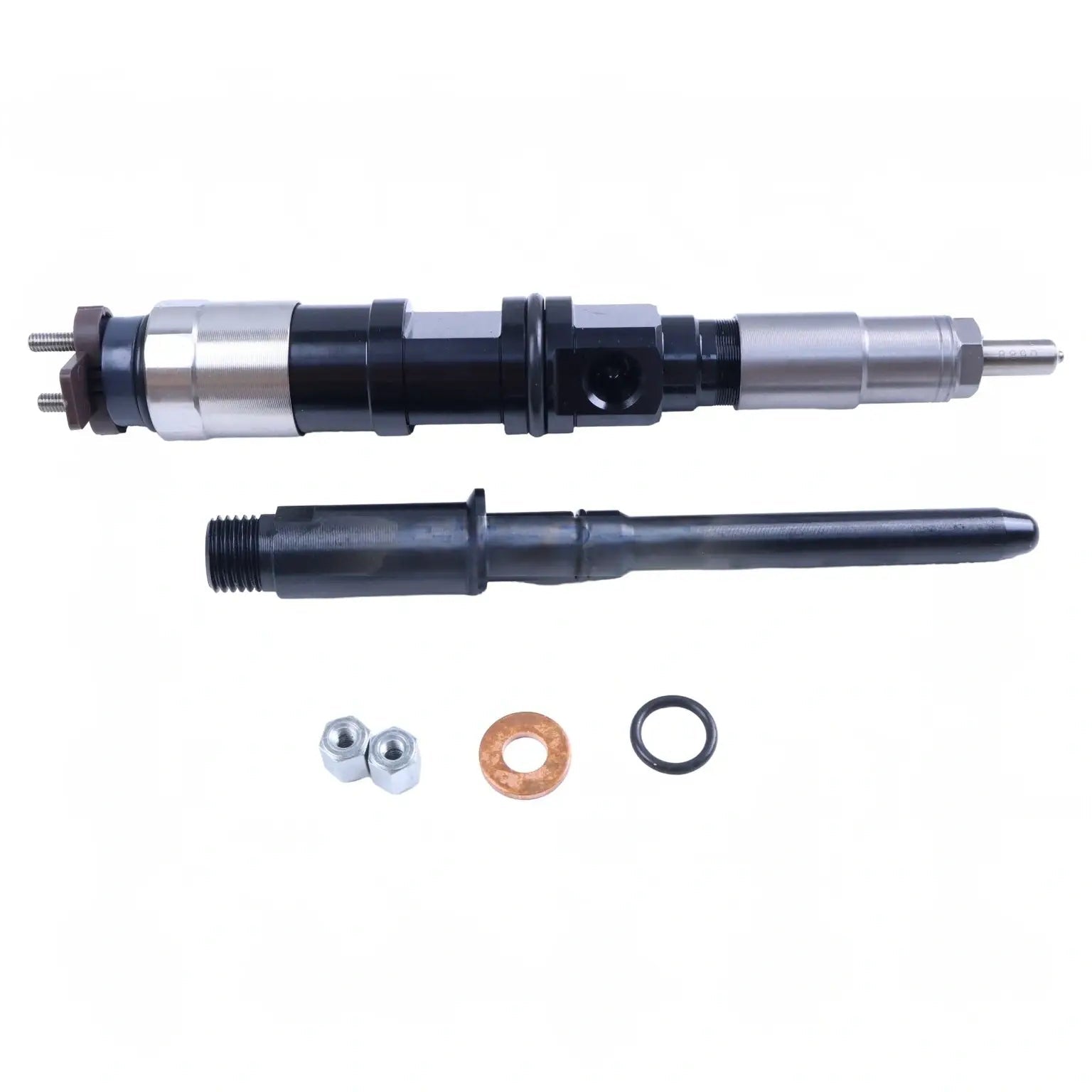 6 Pieces Fuel Injector RE529150 095000 - 6460 for John Deere Engine 6068 Dozer 860J - Fab Heavy Parts