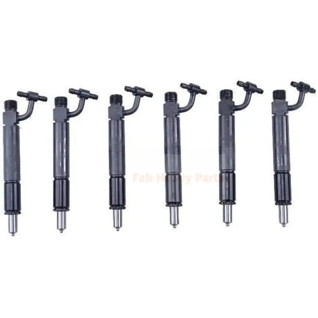 6 Pieces Fuel Injector With Nozzle 691348C91 780330 Fits for Navistar Engine DT466 - Fab Heavy Parts
