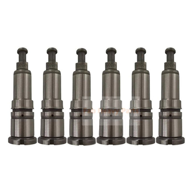 6 Pieces P305 Fuel Injection Pump Plunger 134153 - 2420 for Komatsu Loader D58E D58P - 1 D57S - 1B Bulldozer D58E D58P Doosan Daewoo MEGA Solar - Fab Heavy Parts