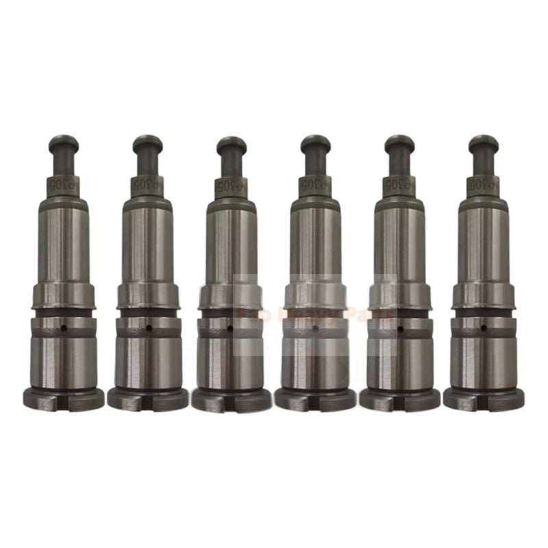 6 Pieces P305 Fuel Injection Pump Plunger 221043540A for Hino Profia V22C V22D F21C F17D Mitsubishi Fuso 8M20 8DC9 Nissan NF6T Engine - Fab Heavy Parts