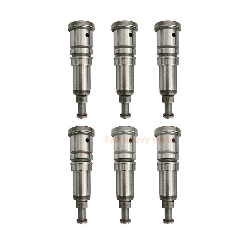 6 Pieces P48 Fuel Injection Pump Plunger 134101 - 6320 for Mitsubishi Fuso Engine 6D22 6D22T - Fab Heavy Parts