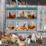 6 Room Metal Chicken Nesting Box for Chicken Galvanized Steel - Fab Heavy Parts