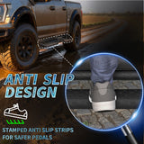 6" Running Boards Side Steps For 2015 - 2025 Ford F - 150, 2017 - 2024 F - 250 F - 350 Super Crew Cab Nerf Bars - Fab Heavy Parts