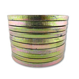 60*110*10mm Steel Large Bucket Shim Washer Spacer Kit for Excavator Loader Digger - Pack of 10