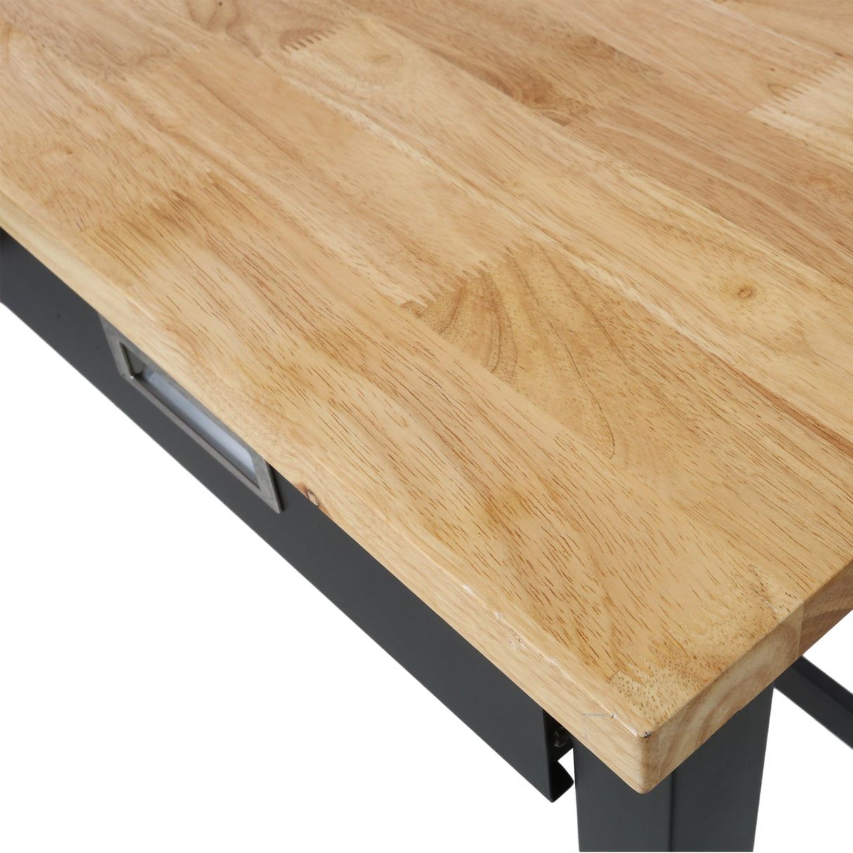 60 inch Workbench with Drawer Storage Heavy Duty Bamboo Wood Work Table with Wheels - Fab Heavy Parts