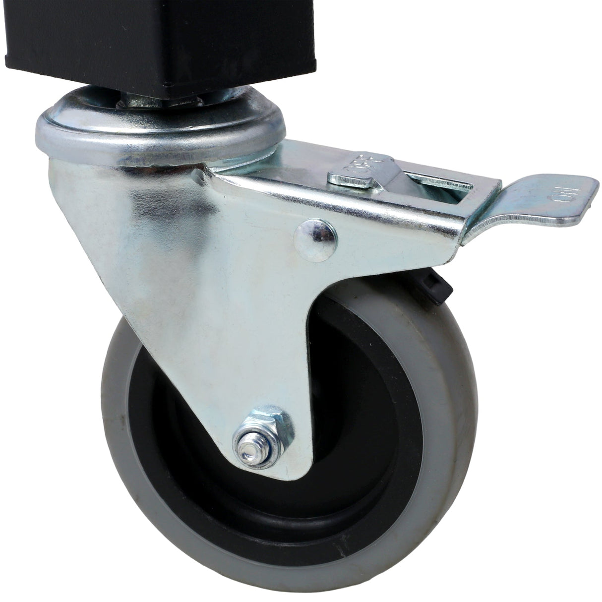 60' Wide Rolling Workbench Adjustable Height Metal with Rubber Wood Top - Fab Heavy Parts