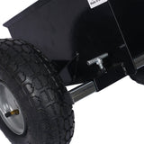 600lb Panel Dolly 10in. Pneumatic Wheels Black - Fab Heavy Parts