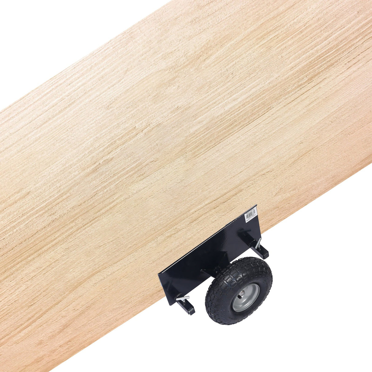 600lb Panel Dolly 10in. Pneumatic Wheels Black - Fab Heavy Parts