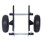 600lb Panel Dolly 10in. Pneumatic Wheels Black - Fab Heavy Parts