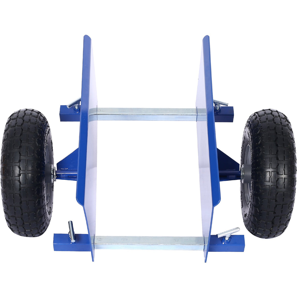 600lb Panel Dolly 10in Pneumatic Wheels Blue - Fab Heavy Parts